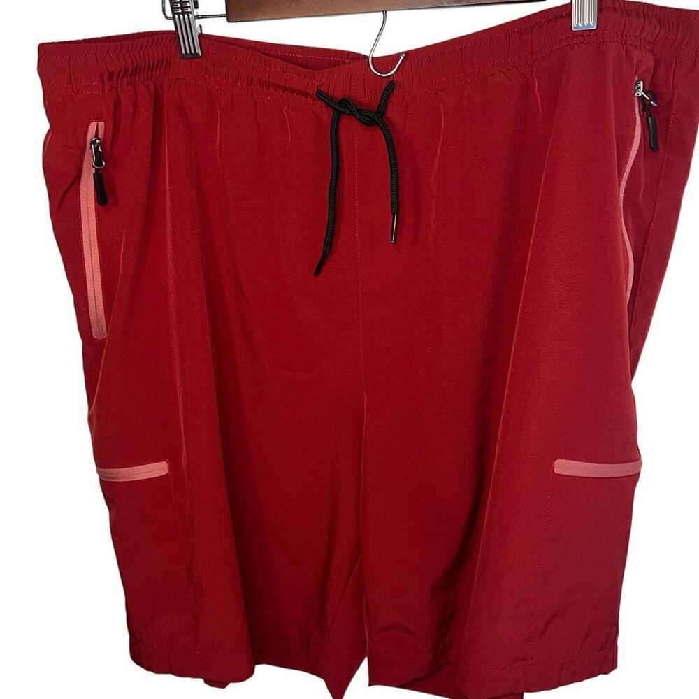 Santiny men’s‎ XXXL performance outdoor camping bungee zip stretchy shorts logo